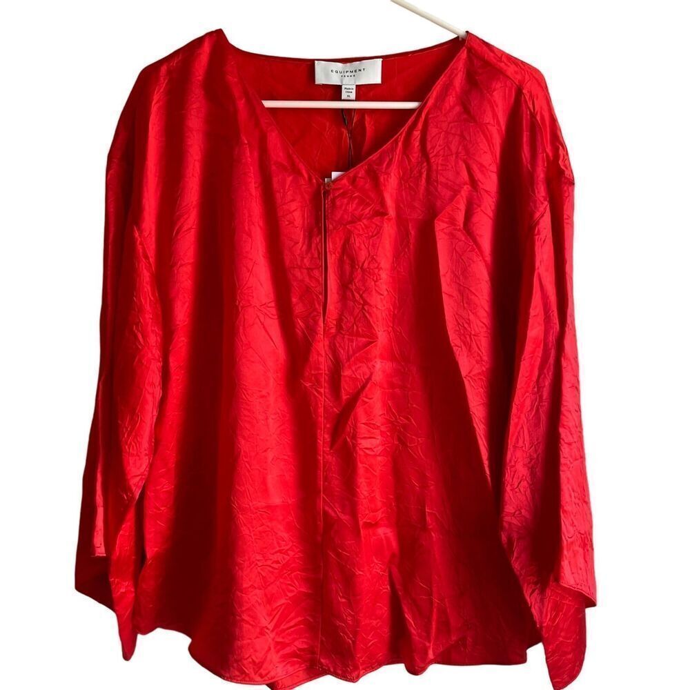 Equipment Red Blouse